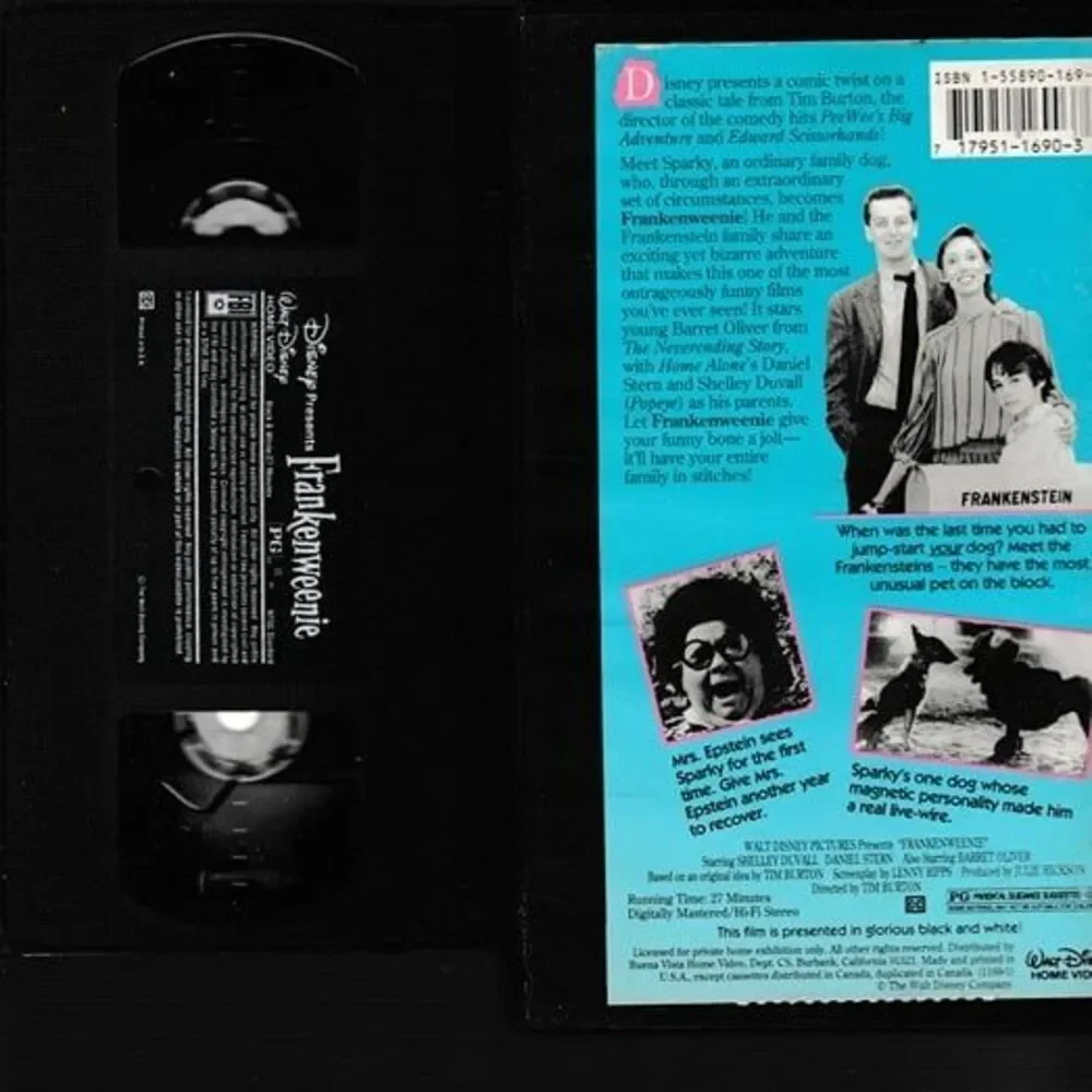Frankenweenie Used‎ Comedy VHS Movie
